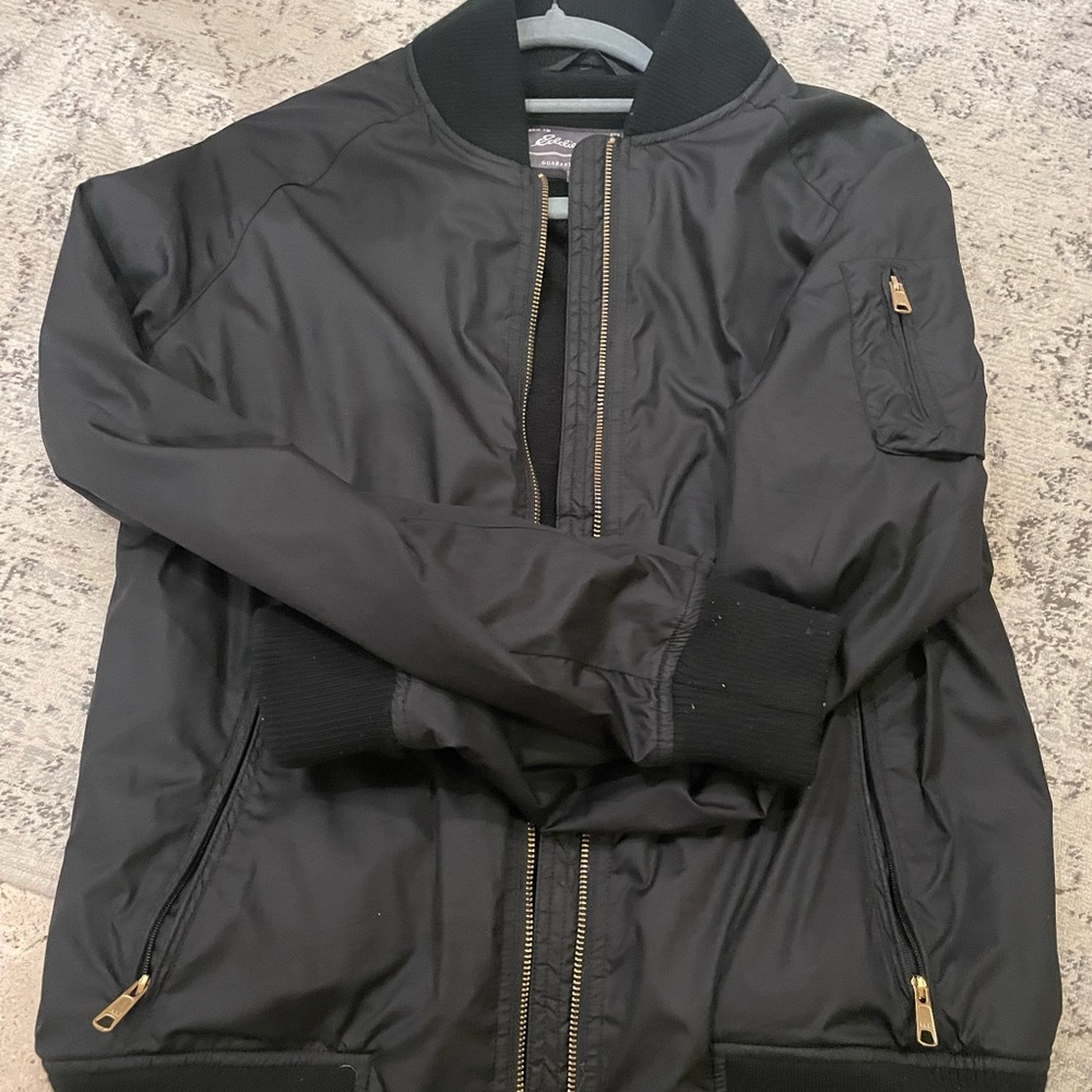 BLACK BOMBER PILOT JACKET
